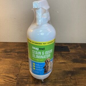 BugMD Enzyme Cleaner & Odor Eliminator for Strong (32oz) - Pet Stain...